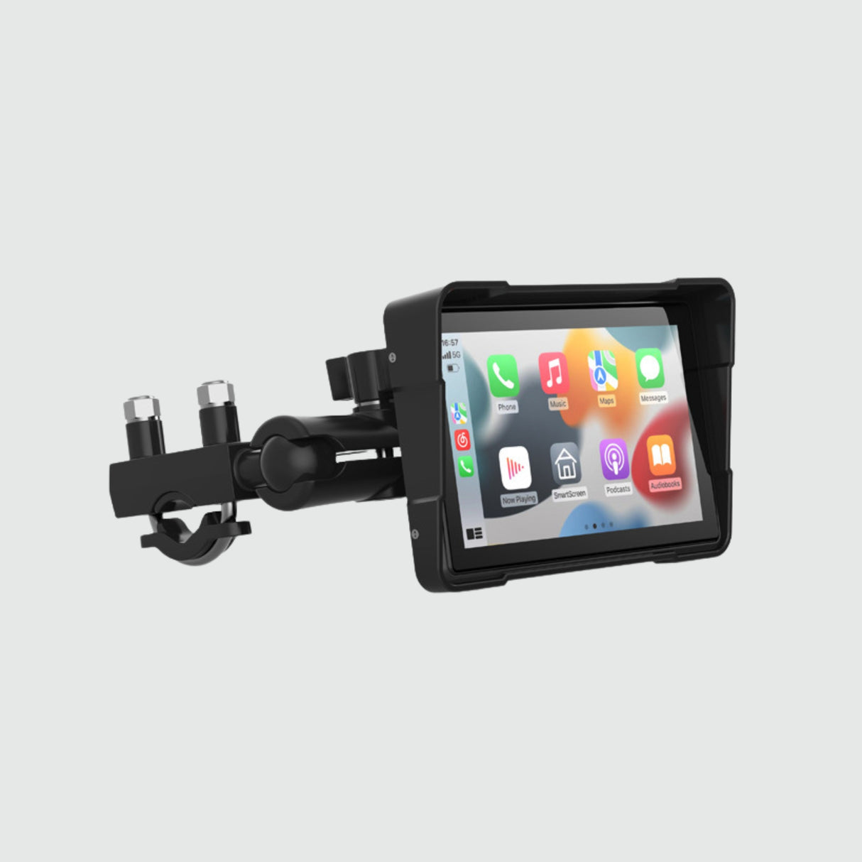 Nutikas mootorratta CarPlay/Android Auto IP67 multimeedia ekraan GPS 5'' HD