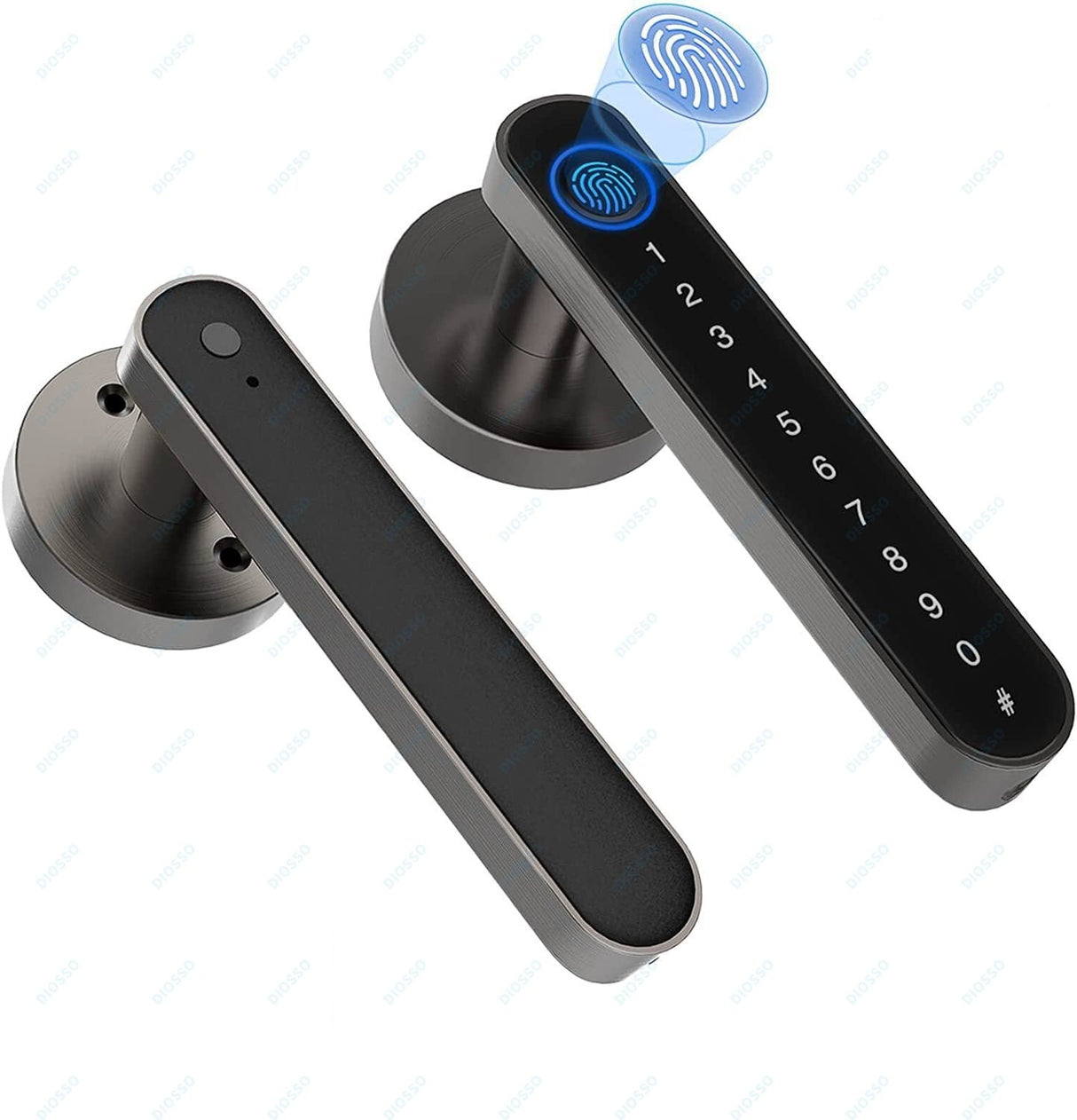 Nutikas sõrmejäljega ukselukk QLSL-217-WiFi/BT