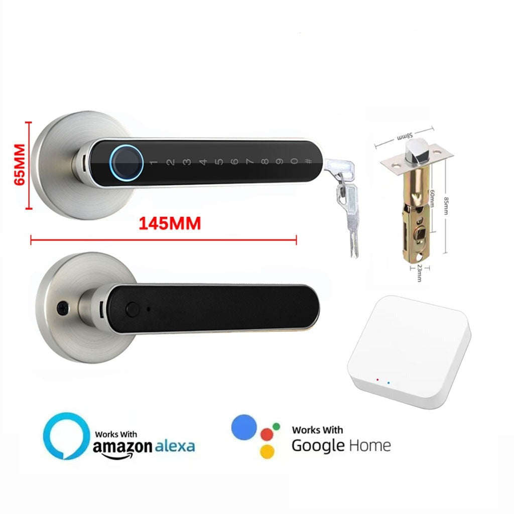 Nutikas sõrmejäljega ukselukk QLSL-217-WiFi/BT