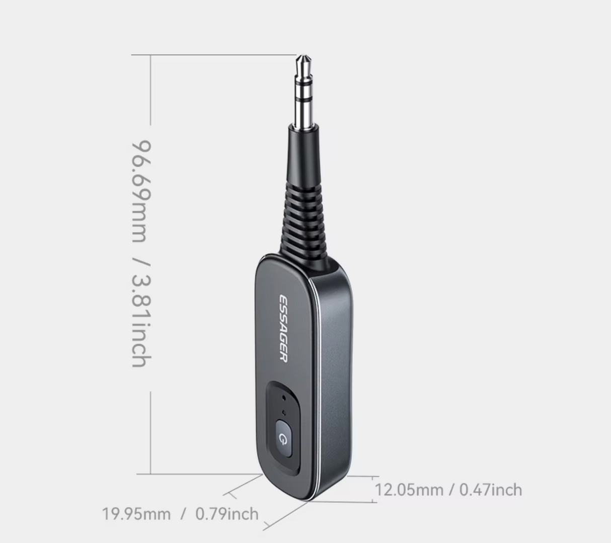 Bluetooth 5.1 saatja-vastuvõtja 3,5mm AUX