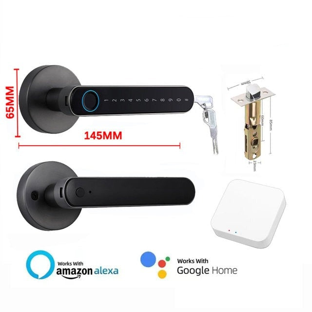 Nutikas sõrmejäljega ukselukk QLSL-217-WiFi/BT