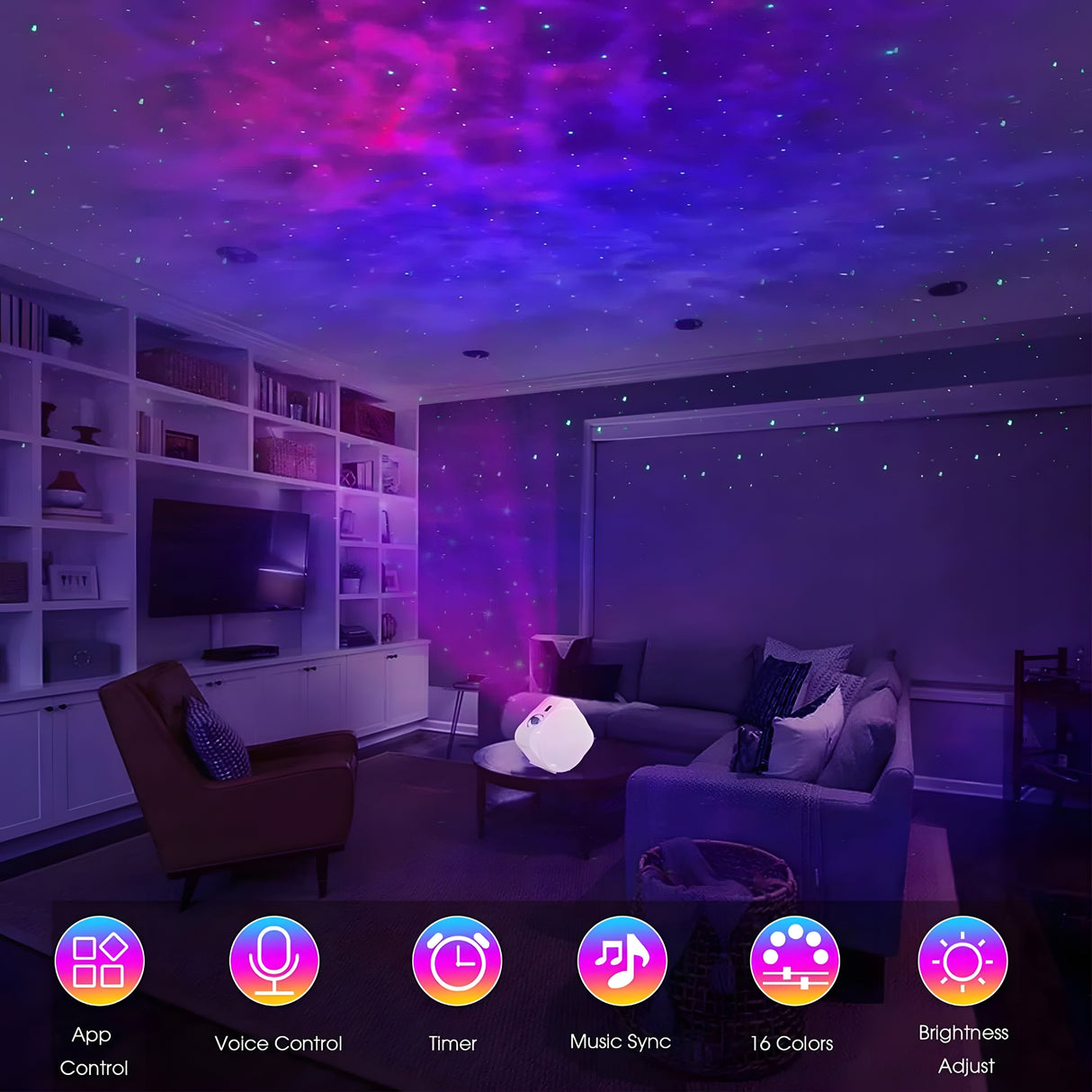 Nutikas LED täheprojektor