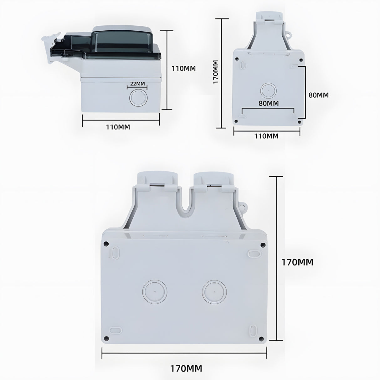 Nutikas seinakontakt välitingimustesse IP66