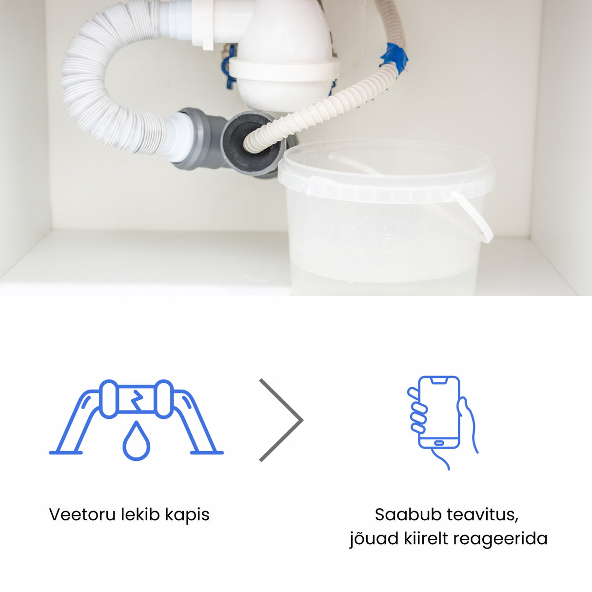 Nutikas veelekke andur 40dB