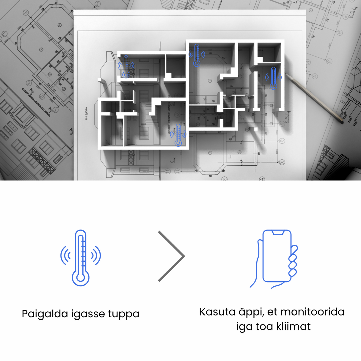Nutikas temperatuuri- ja niiskusandur