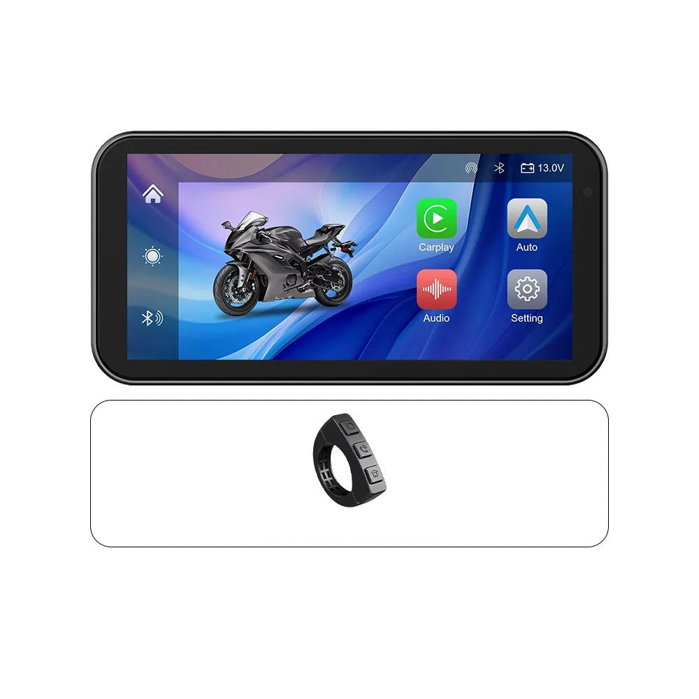 Nutikas mootorratta CarPlay/Android Auto IP67 multimeedia ekraan GPS 6.25''