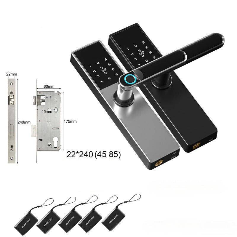 Nutikas ukselukk QLSL-14-WiFi/Sõrmejälg