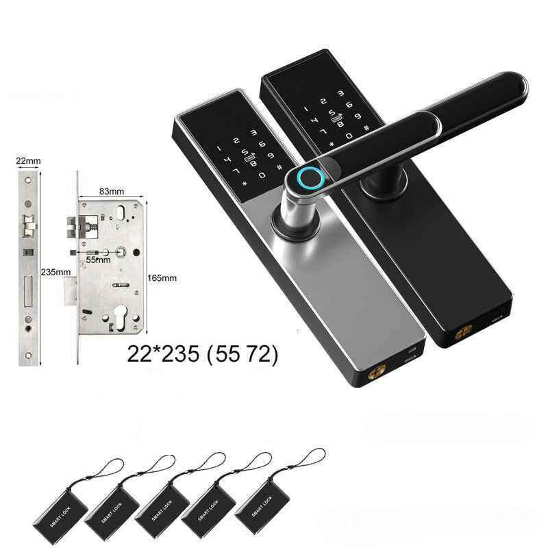 Nutikas ukselukk QLSL-14-WiFi/Sõrmejälg