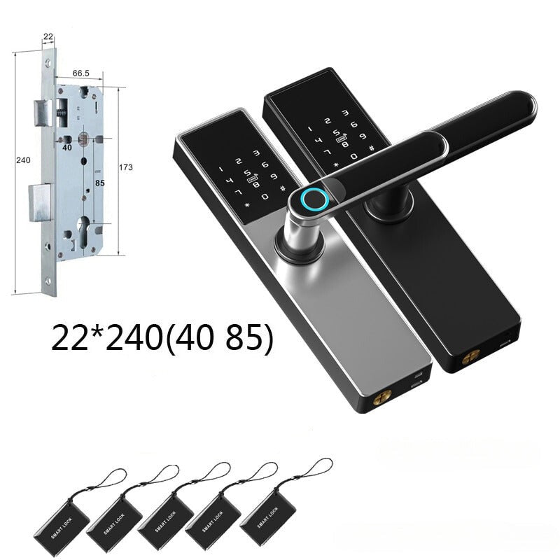 Nutikas ukselukk QLSL-14-WiFi/Sõrmejälg
